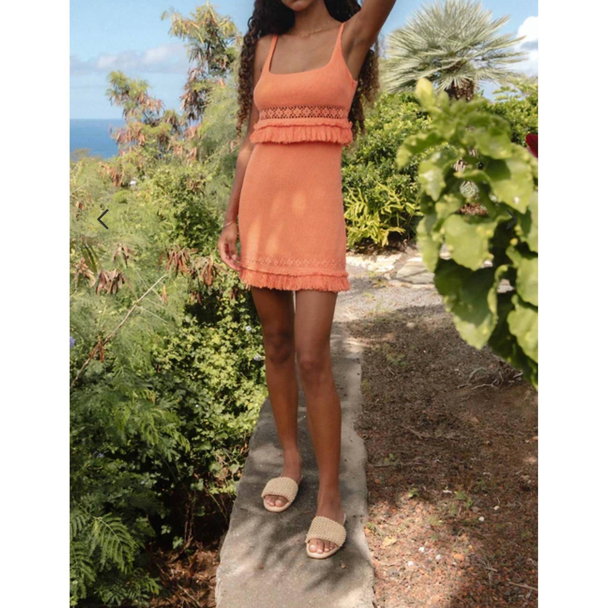 New Saylor Kenzia Dress In Peach